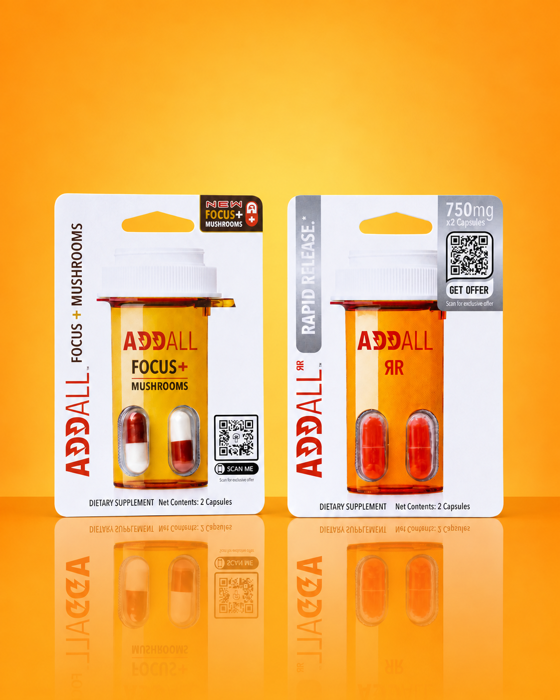 Addall Focus Switch bundle with Focus plus Mushrooms and Rapid Release