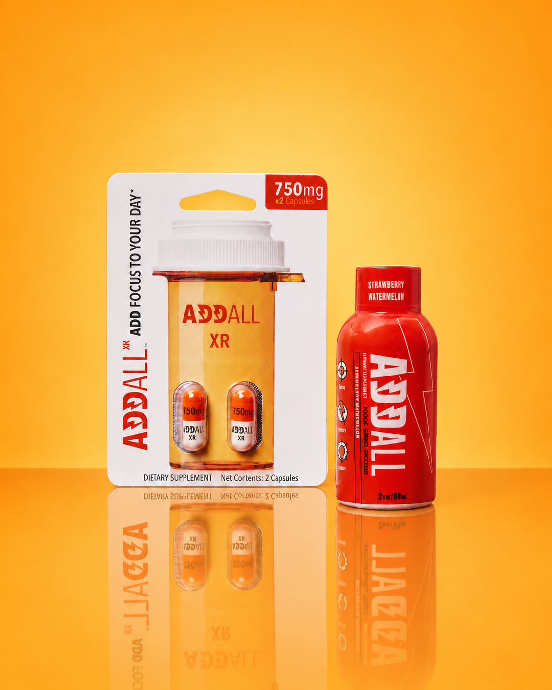 Addall Grab and Go bundle with Travel Pack and Addall Shot